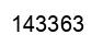 Number 143363 black image