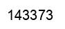 Number 143373 black image