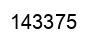 Number 143375 black image