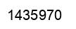 Number 1435970 black image