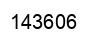 Number 143606 black image