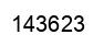 Número 143623 imagen negro