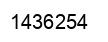 Número 1436254 imagen negro