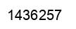 Número 1436257 imagen negro