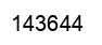 Número 143644 imagen negro