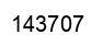Número 143707 imagen negro