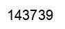 Number 143739 black image