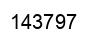 Number 143797 black image