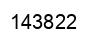 Number 143822 black image