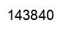 Número 143840 imagen negro