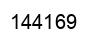 Number 144169 black image