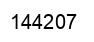 Number 144207 black image