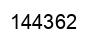 Number 144362 black image