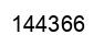 Number 144366 black image