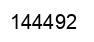 Number 144492 black image