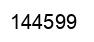 Number 144599 black image