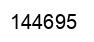 Number 144695 black image