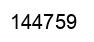 Number 144759 black image
