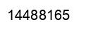Número 14488165 imagen negro