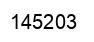 Número 145203 imagen negro