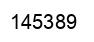 Number 145389 black image