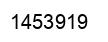 Number 1453919 black image