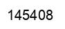 Number 145408 black image