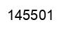 Number 145501 black image