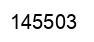 Number 145503 black image