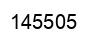 Number 145505 black image