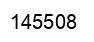 Number 145508 black image