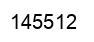 Number 145512 black image