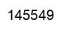 Number 145549 black image