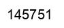 Number 145751 black image