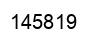 Number 145819 black image