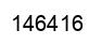 Number 146416 black image
