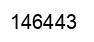 Number 146443 black image