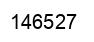 Number 146527 black image