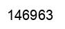Number 146963 black image