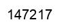 Number 147217 black image