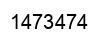 Number 1473474 black image