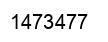 Number 1473477 black image