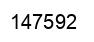 Número 147592 imagen negro