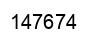 Number 147674 black image