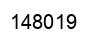Number 148019 black image