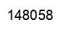 Number 148058 black image
