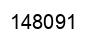 Number 148091 black image