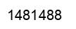 Number 1481488 black image
