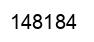 Number 148184 black image