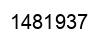 Number 1481937 black image